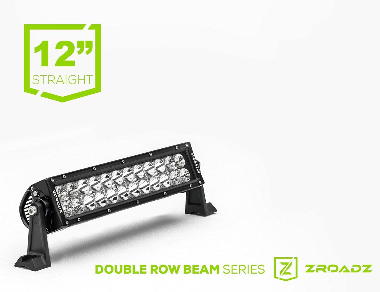 ZROADZ LED Bar Z30BC14W72 (12" Straight Double Row), Black