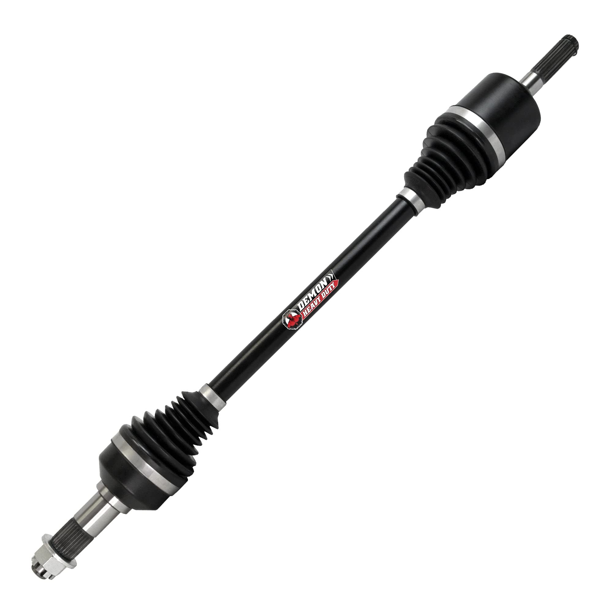 Demon Front Left Powersports Heavy Duty Axle (2016-23) Can Am Defender HD5/HD8/HD10/Max, Dual Heat Treated High Strength, Gives Wider Angles & in Molybdenum Grease OEM: 705401937