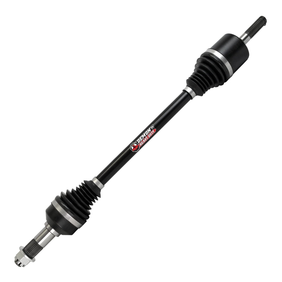 Demon Front Left Powersports Heavy Duty Axle (2016-23) Can Am Defender HD5/HD8/HD10/Max, Dual Heat Treated High Strength, Gives Wider Angles & in Molybdenum Grease OEM: 705401937