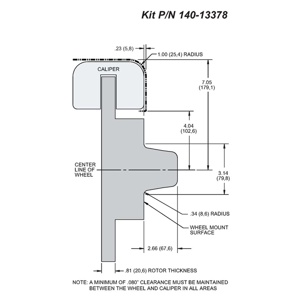 Front DP-DB Kit,12.19", Drilled, Polished