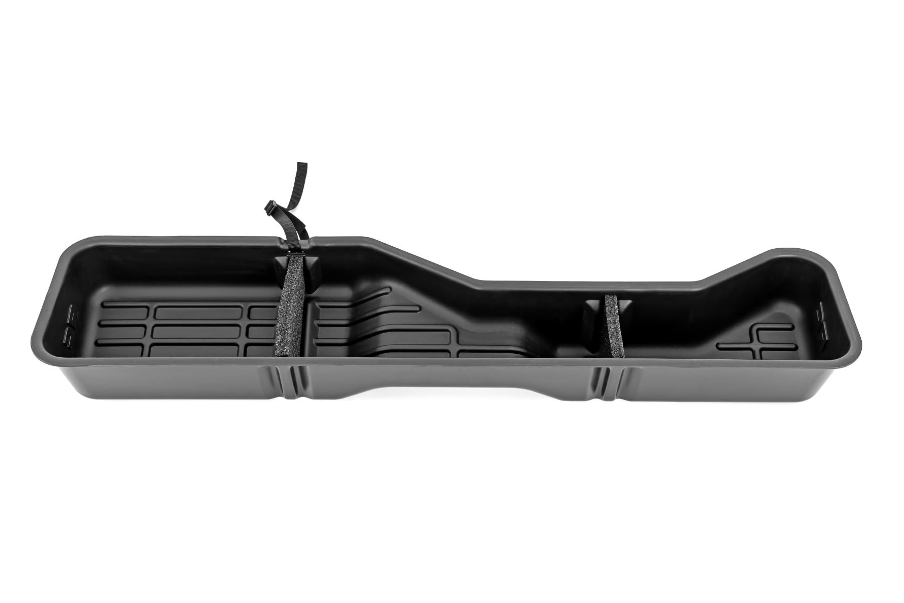 Under Seat Storage Rough Country for Nissan Frontier Crew Cab (2005-2025) - Custom-Fit Rear Underseat Tray Organizer, Secure Hidden Storage Box for Tools & Gear