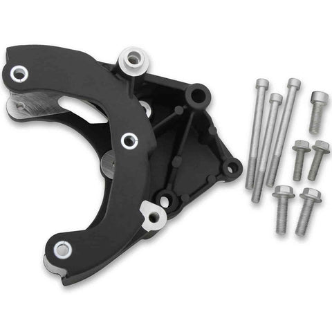 Holley LS A/C Accessory Drive Bracket 20-133BK - Passenger's Side A/C Bracket - works with R4 compressor