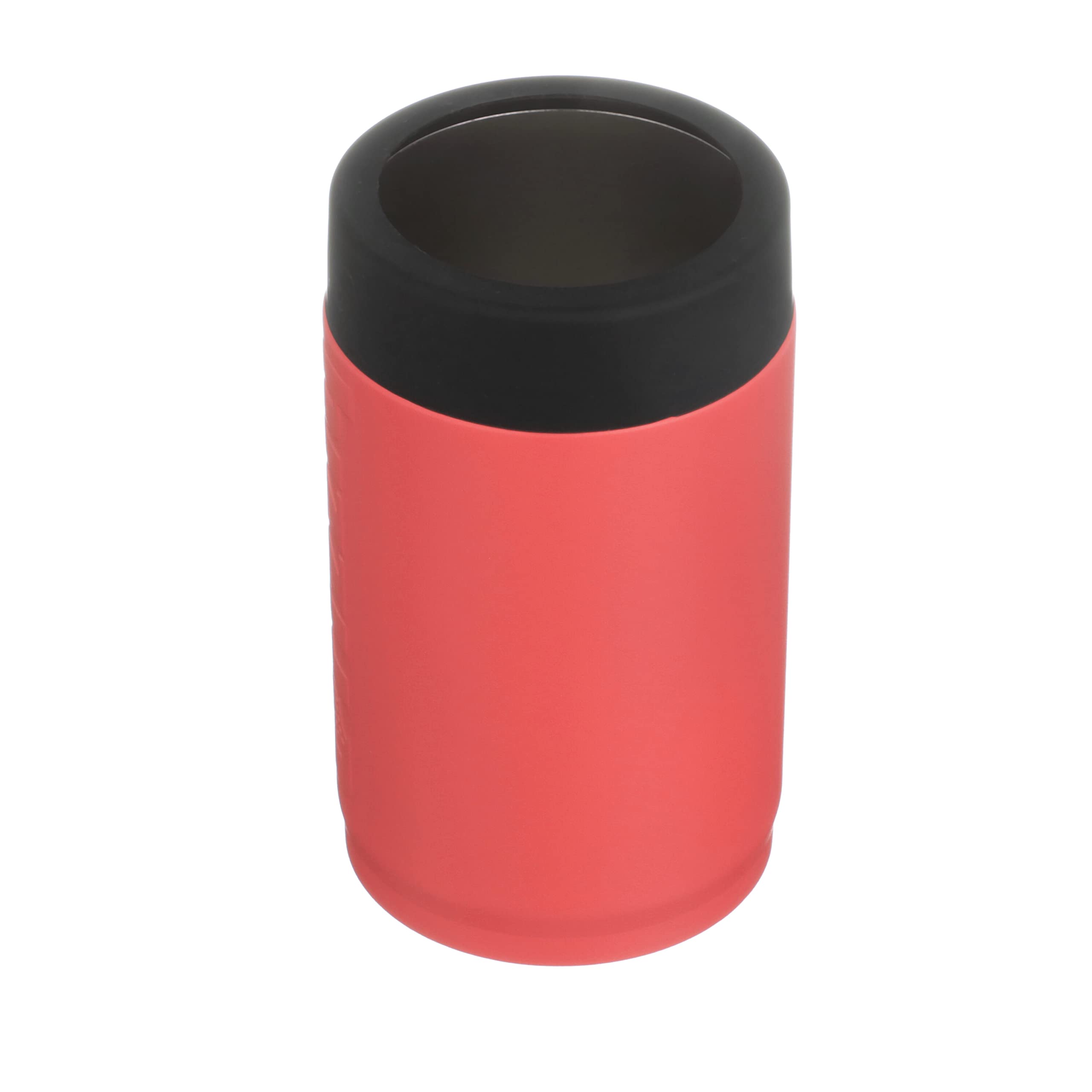12 oz Grizzly Grip Can | Stainless Steel Vacuum Insulated Can Cooler | For 12 oz Regular Beer and Soda Cans Reusable Durable | Coral