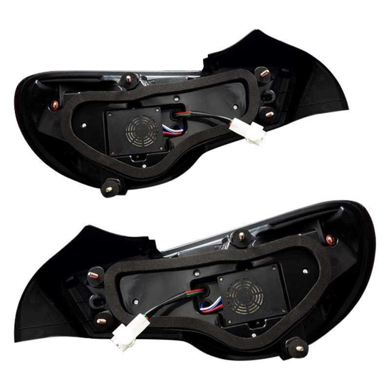 Winjet DRL LED Tail lights for [2013 2014 2015 2016 2017 2018 2019 2020 Scion FR-S Toyota 86 Subaru BRZ] Street Series