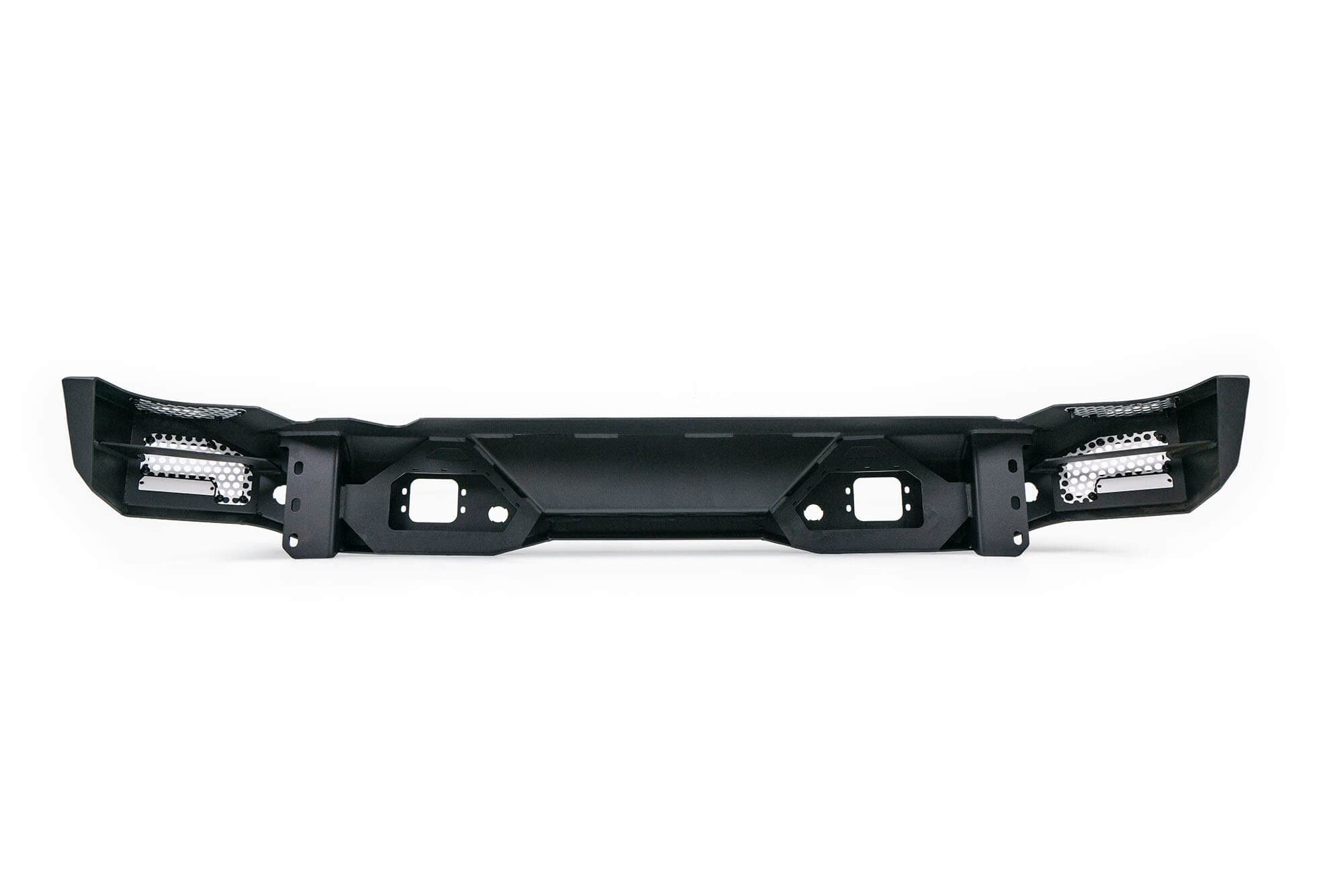 MTO Series DV8 Offroad Rear Bumper for 2021-2025 Ford Bronco | Retains Factory Backup Sensors & Tow Hitch | Accepts 37" Spare Tire on OEM Carrier | Mount (2) 3" Flush Mount Pod Lights
