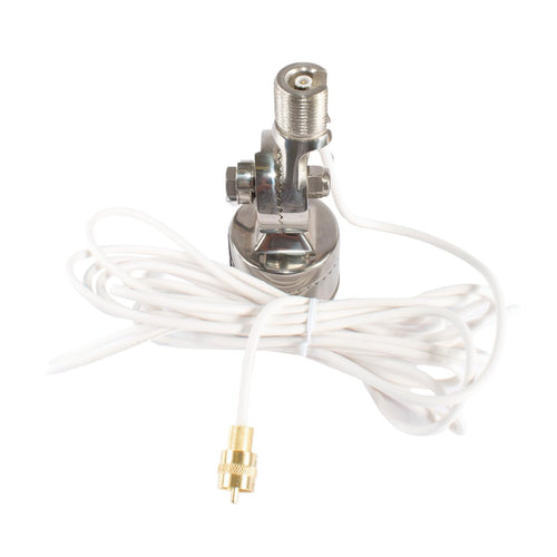 Antenna Mount Shakespeare QC Rail SS W/Cable