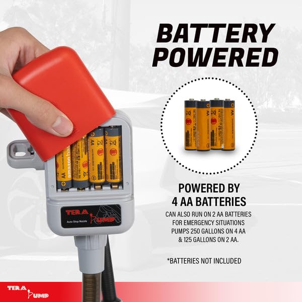 TRFA03 - Terapump - Battery Powered Fuel Transfer Pump with Power Nozzle