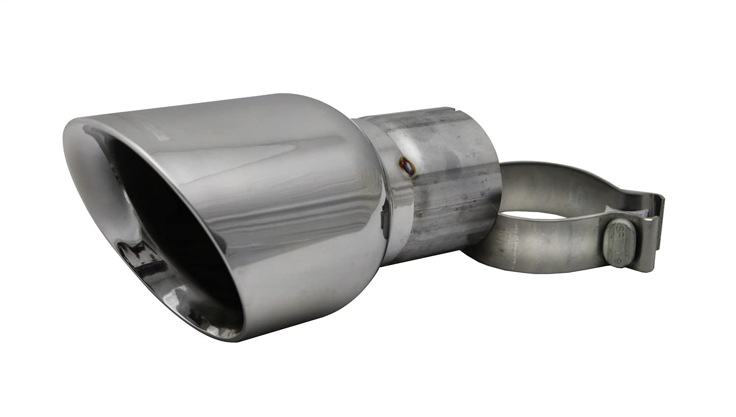 Single Tip Kit (TK009) 4.5 IN w/ 3.0 IN diameter pipe Polished