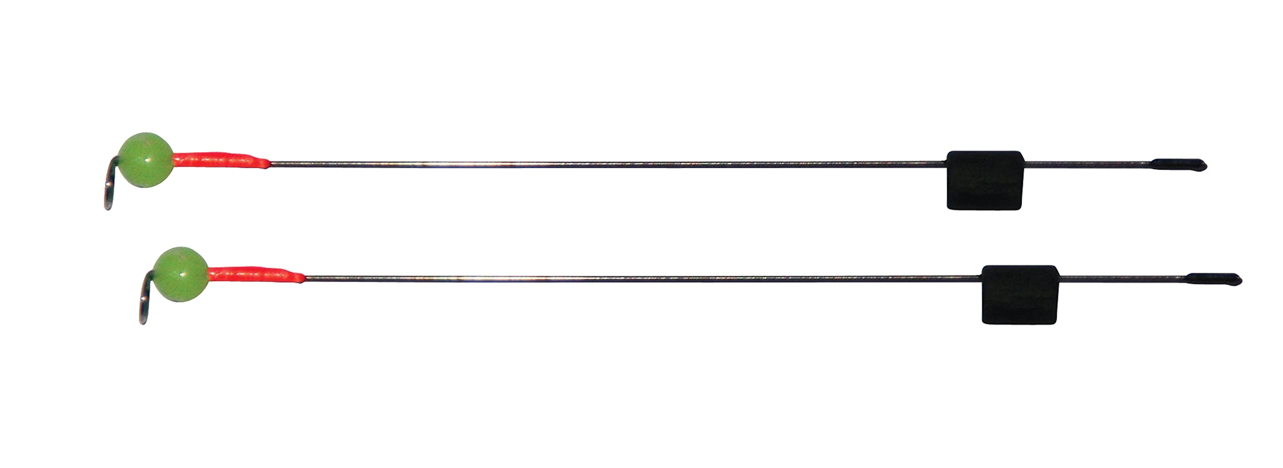Clam Nitinol Spring Bobbers 9576 - Ultra Light, 2 Pack, Black
