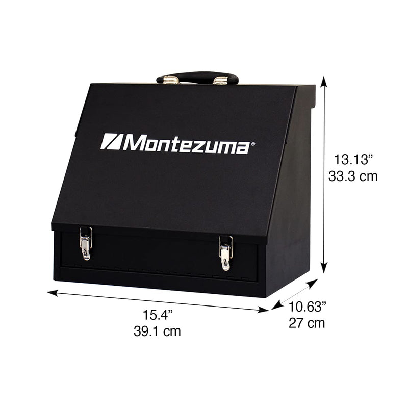 Montezuma Hand Held ShopBox, Black (SB150B)
