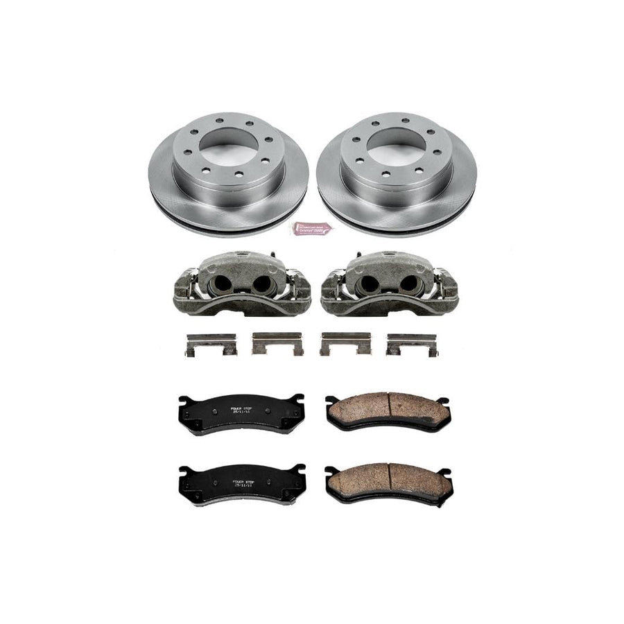 Power Stop 1-Click KCOE2036A Autospecialty Replacement Brake Kit with Calipers