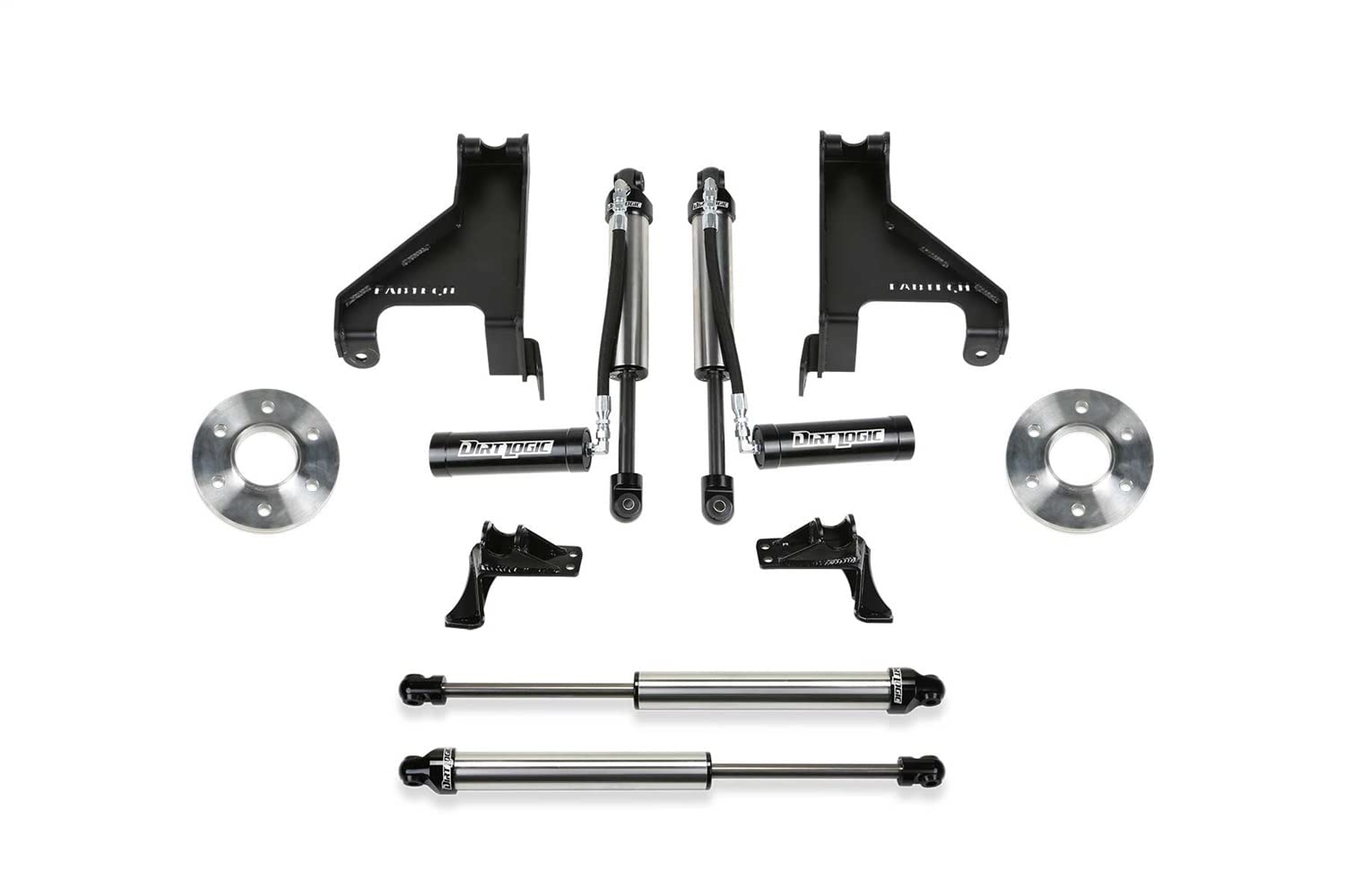 K9012DL Fabtech Motorsports Aux Shock Kit W/ 2.25 Dlss 2015-21