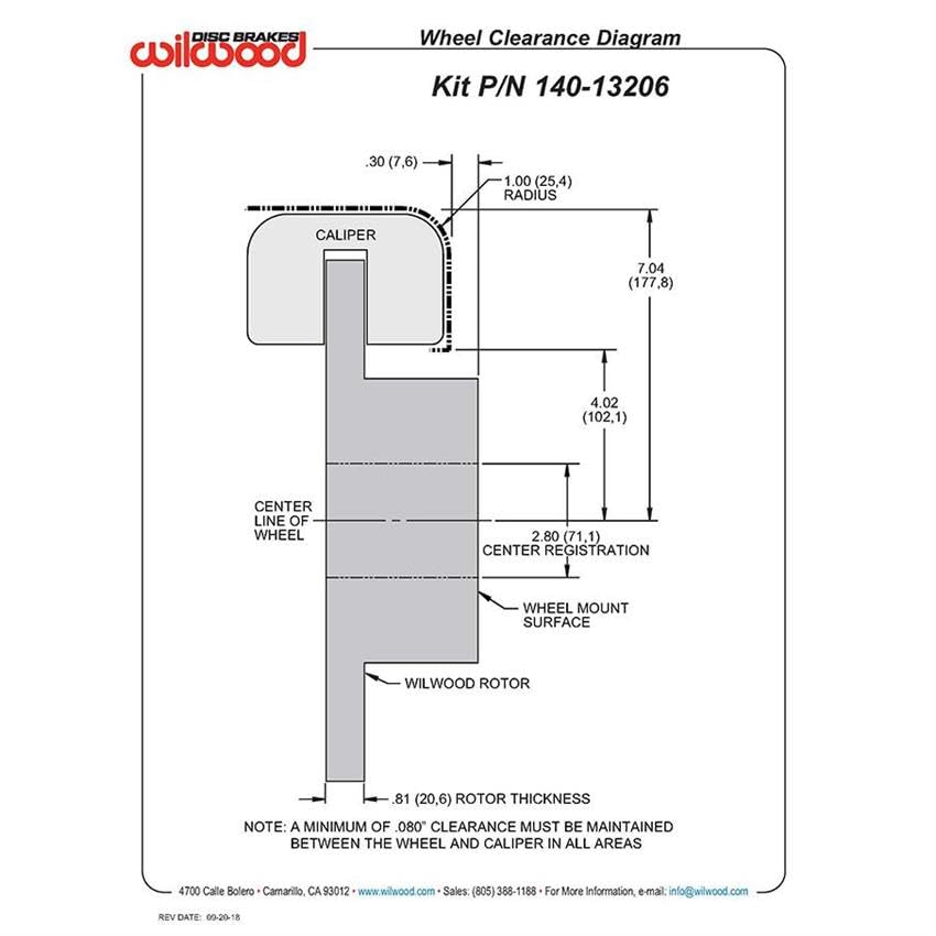 P/S DP-DB Brake Kit, Drilled Park