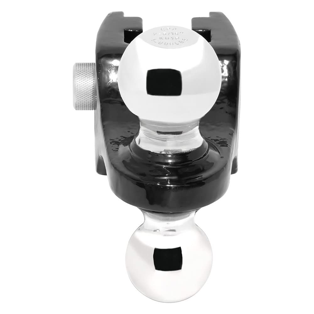 Trailer Hitch DrawTite 63076 Accessory, Adjustable Dual-Ball, 14,000 lbs. Capacity, Black