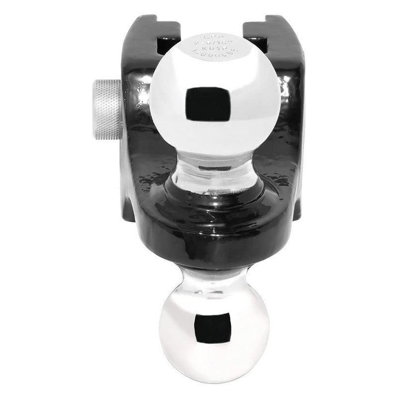 Trailer Hitch DrawTite 63076 Accessory, Adjustable Dual-Ball, 14,000 lbs. Capacity, Black