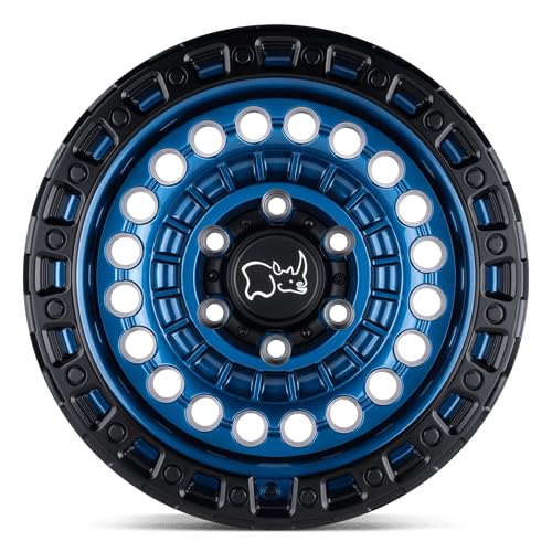 SENTINEL Black Rhino Hard Alloys 17X8.5 5X5.0 4.04-18mm COBALT BLUE W/BLACK RING - 1785STN-85127U71