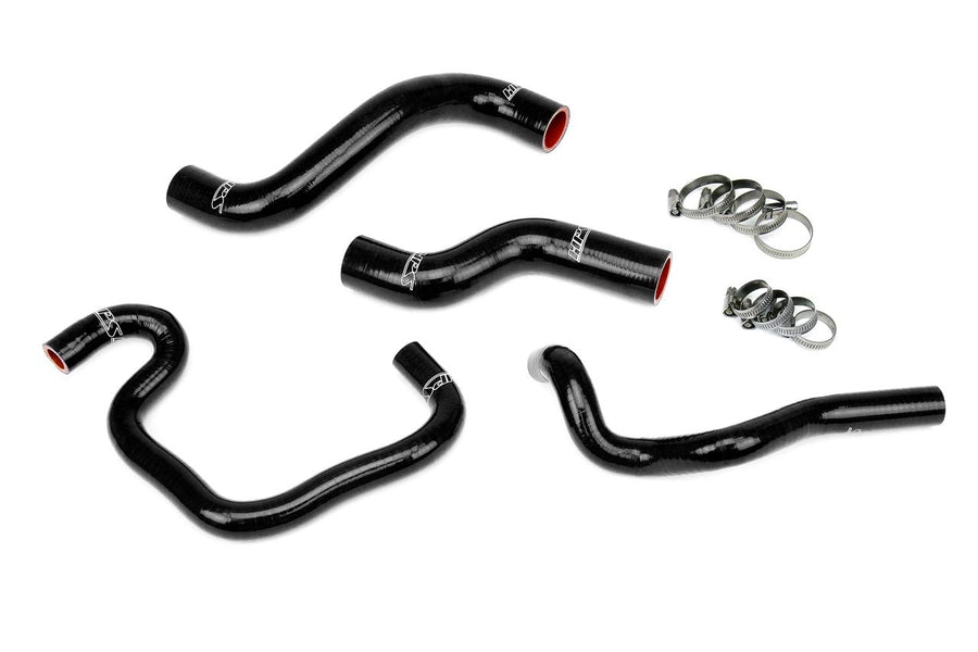 HPS Performance Black Silicone Reinforced Radiator + Heater Coolant Hose Kit 57-1080-BLK Compatible for Toyota 1995-1998 T100 3.4L V6