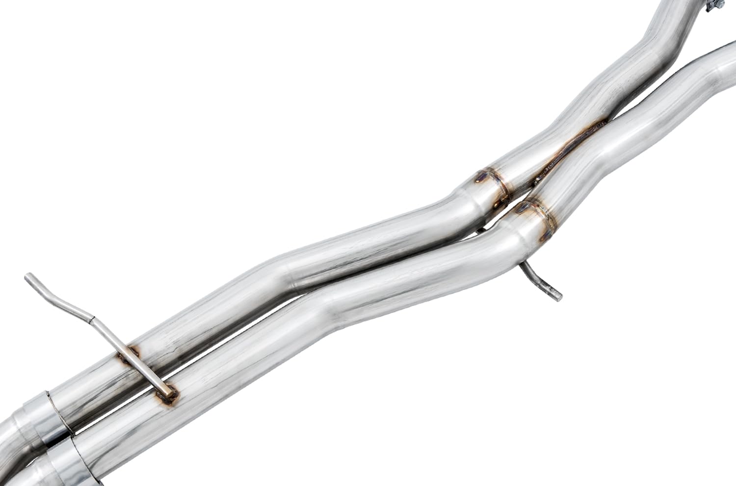 AWE Tuning Track Edition Audi B9 S4 Exhaust - Non-Resonated (Black 102mm Tips) - 3010-43048