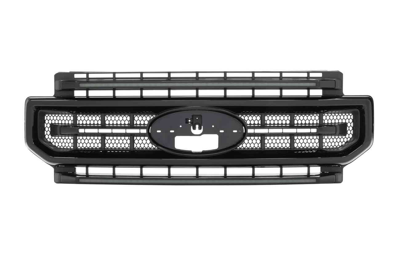 Ford Super Duty Morimoto XBG LED Grille (20-22) (Gloss Black / White DRL) HTMC XBG10