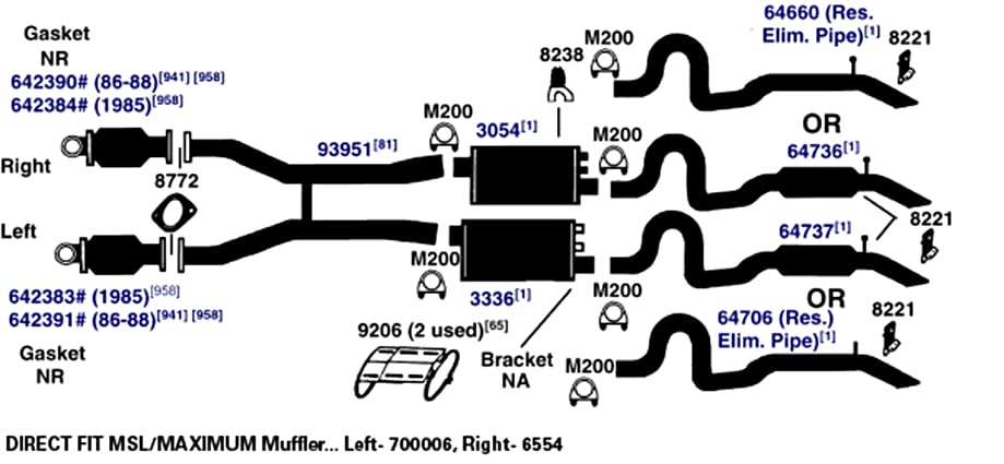 Exhaust Bracket AP Exhaust Products 8221
