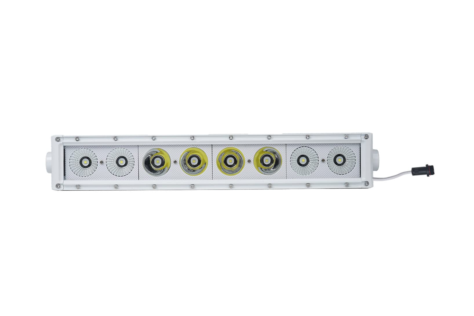 Race Sport Lighting 18.5inch MS80WSRS Marine Grade Single Row Straight Light Bar with 80-Watt 8 x 10W High Intensity OSRAM LEDs