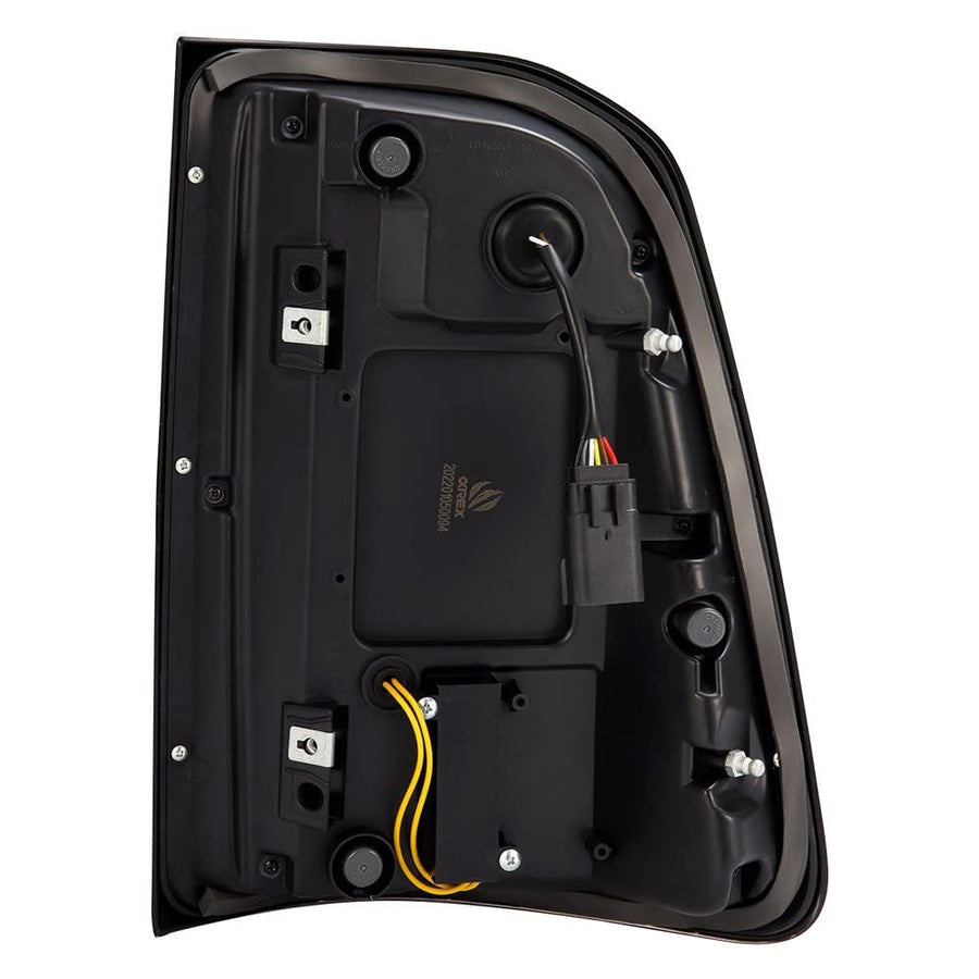 AlphaRex USA 19-21 Dodge Ram 1500 Luxx-Series LED Tail Lights Black w/Activ Light/Seq Signal