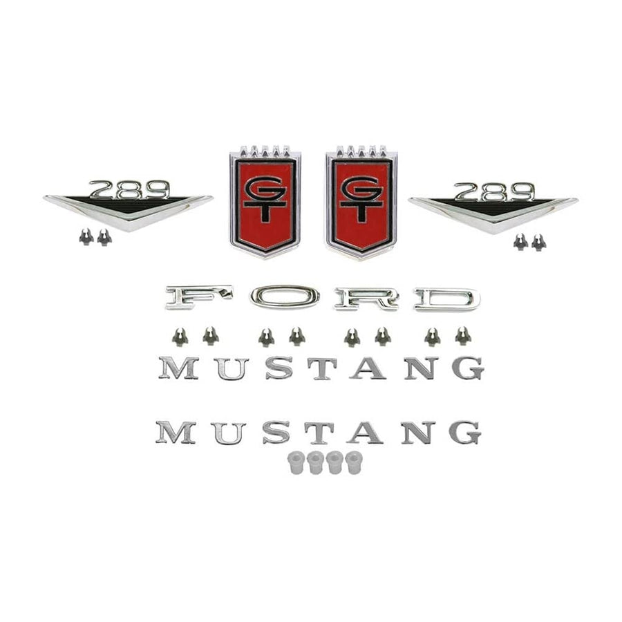 C6ZZ-65402828GT Scott Drake Emblem Kit GT All Bodystyles V8