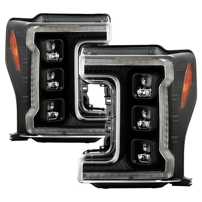 Projector Headlight Spyder Apex (PRO-YD-FS17HALAP-SEQ-BK)