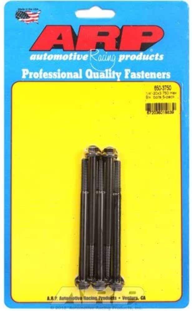 Hex ARP (650-3750) Oxide Bolt, Black