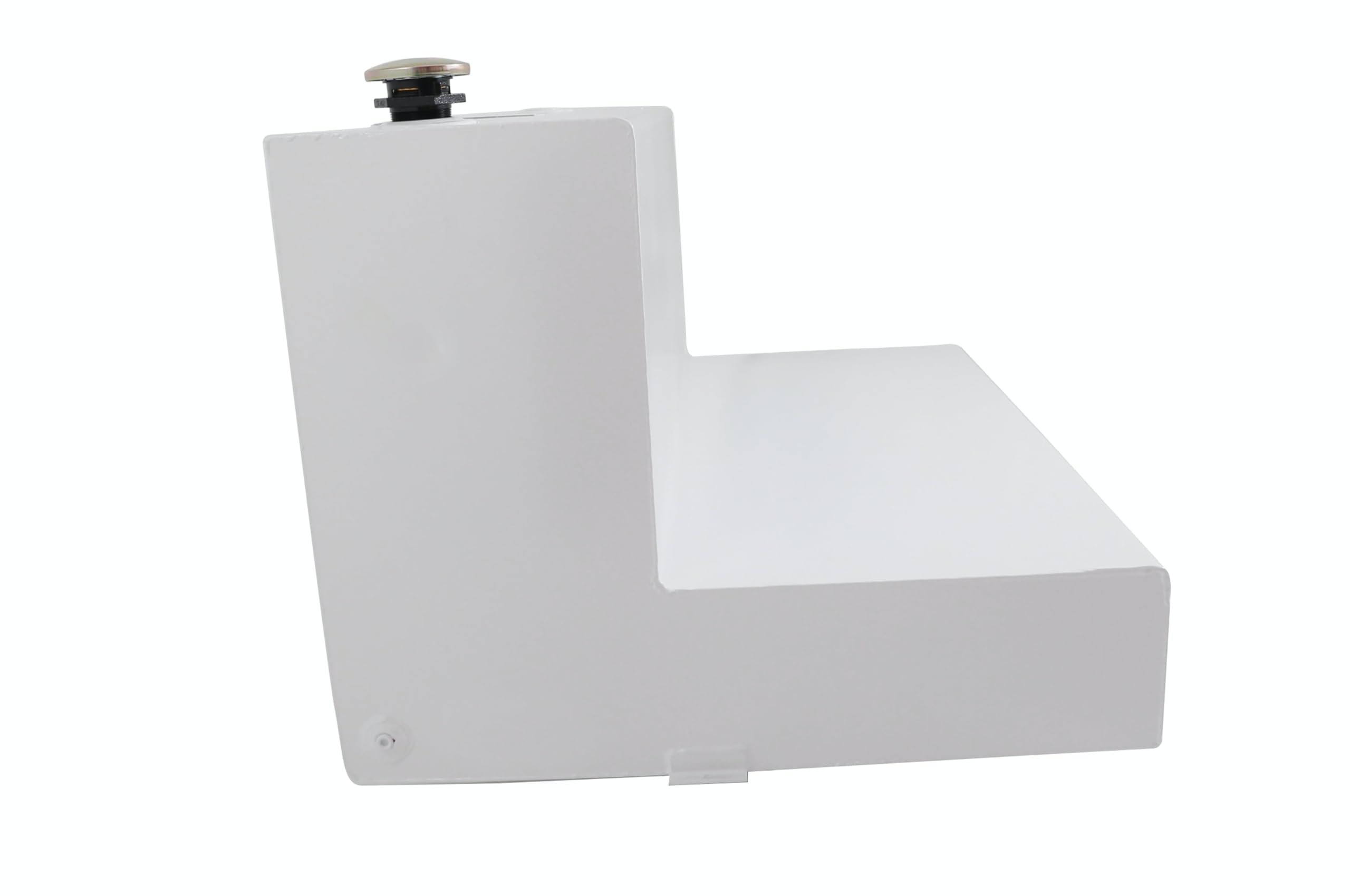 L-Shaped Dee Zee DZ92747S Transfer Tank (92 gallon) - White Steel