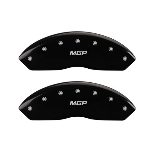Caliper Covers-Gloss Black MGP 38021SMGPBK, Front and Rear: MGP Logo
