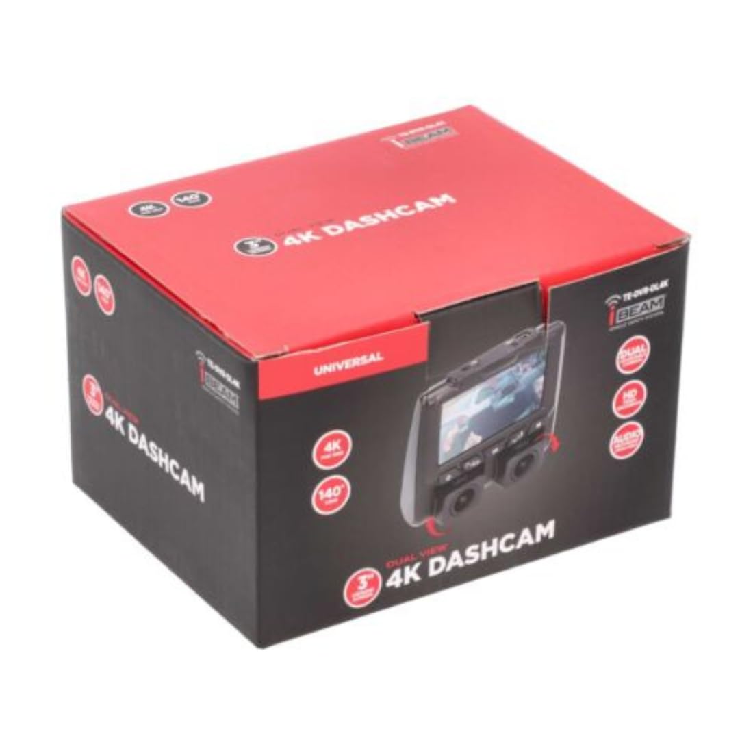 4K Dual-View Dash Camera Metra Brands with DVR