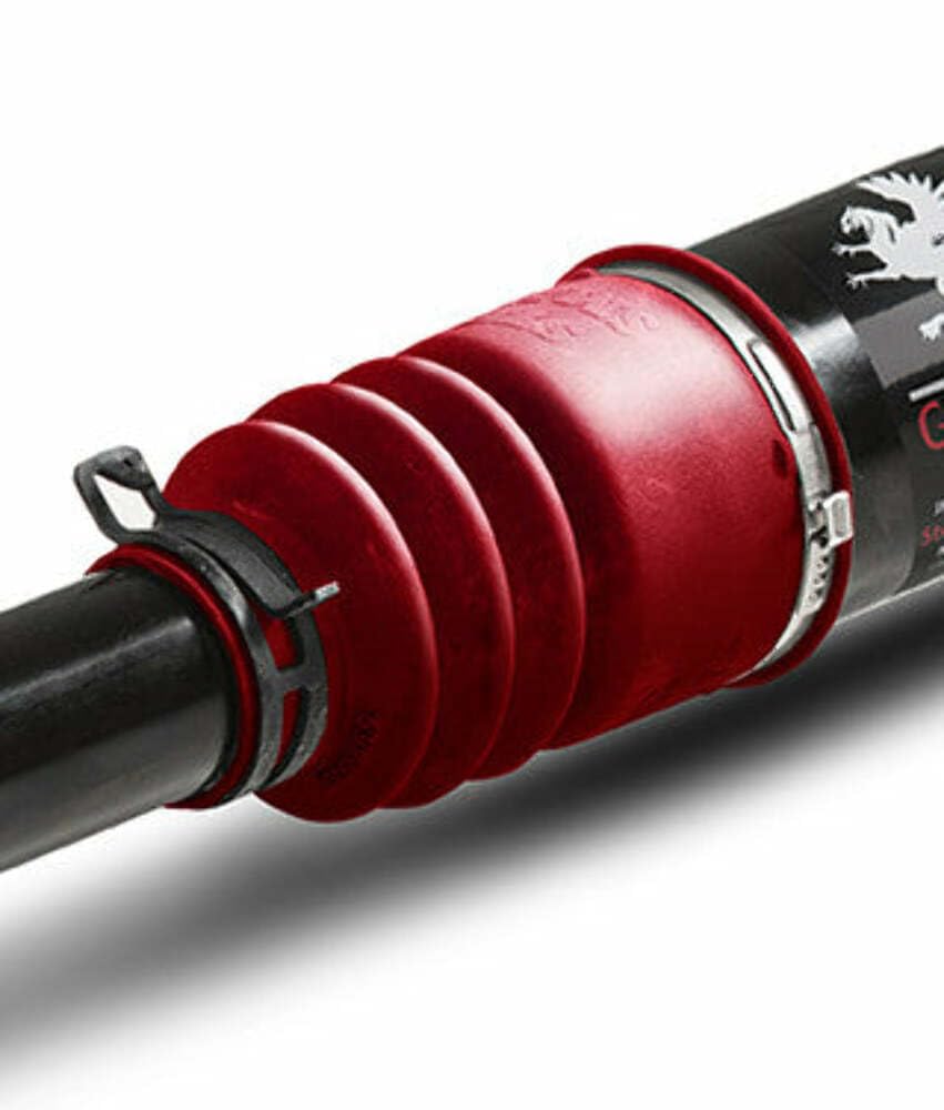 Steer Smarts Draglink 78071002 no Drill Top Mount with Griffin xd Attenuator Red Bellow Fits 07-18 Wrangler JK