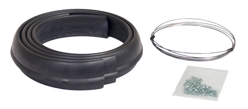 Flexy Flares Pacer Performance 52-191 Black 1-3/4" x 58" Heavy Duty Reinforced Rubber Fender Extension Kit - 2 Piece
