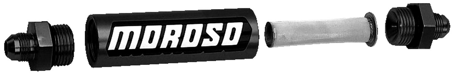 Fuel Filter Moroso 65230, Inline #8AN