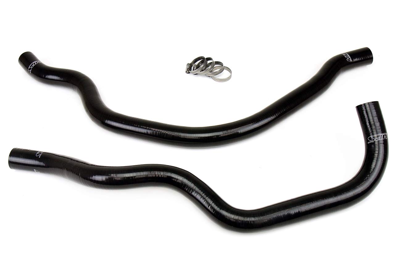 Black HPS 57-1024-BLK Silicone Radiator Coolant Hose Kit