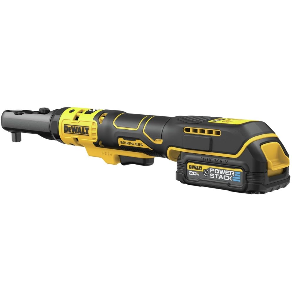 20V MAX XR DEWALT Cordless Ratchet Set, 3/8" and 1/2" Sealed Head Ratchet, Battery and Charger Included (DCF510GE1)