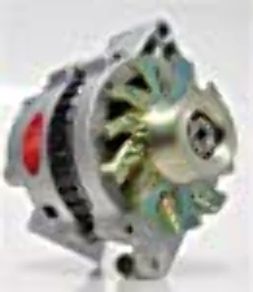 Alt GM CS130 Powermaster Chrome 140A XS Volt™ 6 grv Pulley Str MTG 6.61" Unthreaded MTG Ear
