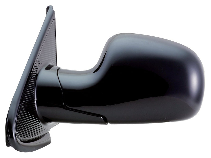 Mirror Driver Side for Chrysler Town & Country, Dodge Caravan/Grand Caravan, Plymouth Voyager, Black, Foldaway, Manual