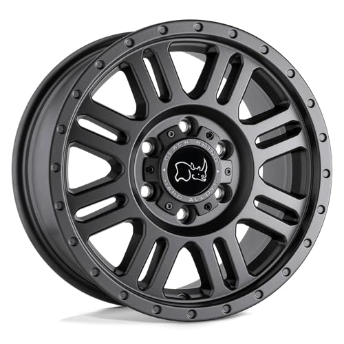 Black Rhino YELLOWSTONE Hard Alloys 17X8, 6X130, 6.27, +45mm MATTE GUNMETAL - 1780YWN456130G84