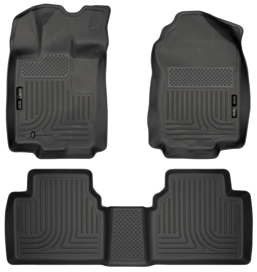 WeatherBeater Husky Liner Front & 2nd Seat Floor Liner Set - Black