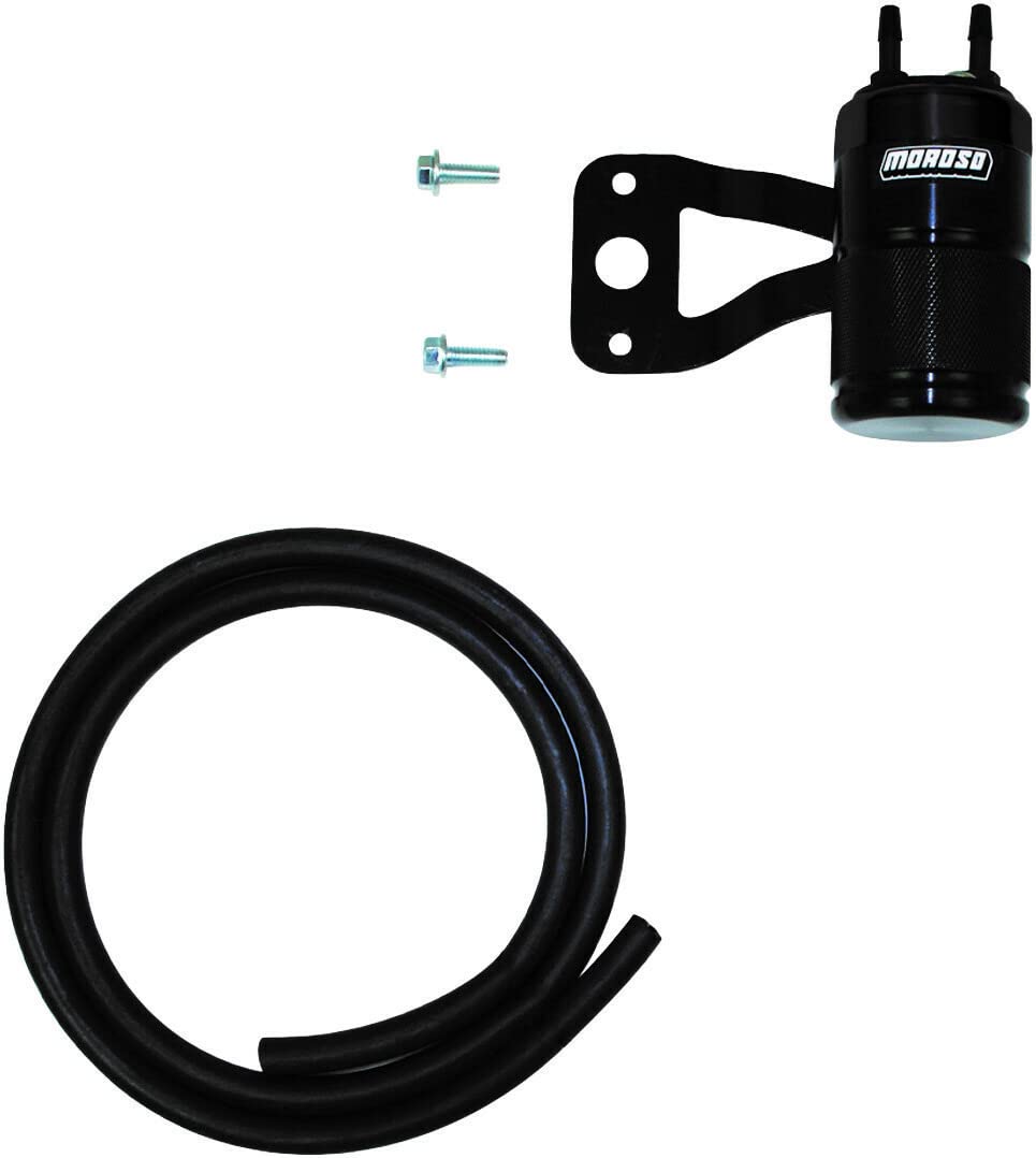 Moroso 85711: Air Oil Separator, H-D 88-16 Evo, Twin Cam, Sportster Universal, Black