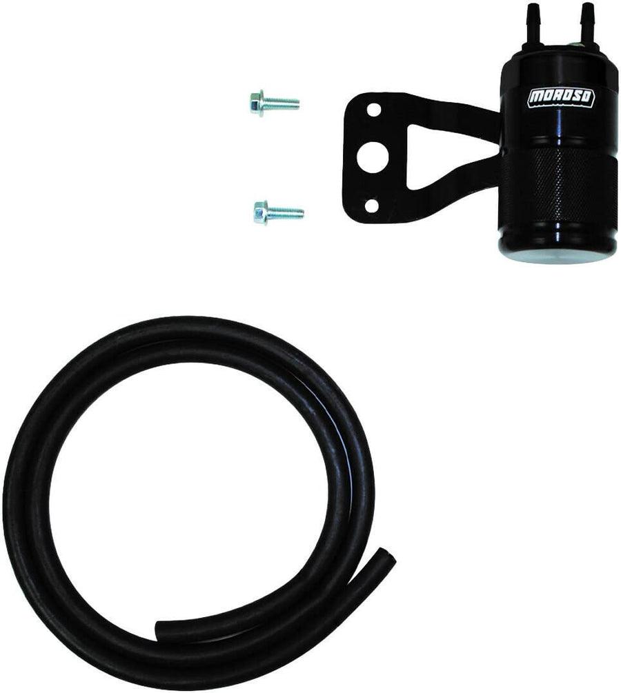 Moroso 85711: Air Oil Separator, H-D 88-16 Evo, Twin Cam, Sportster Universal, Black