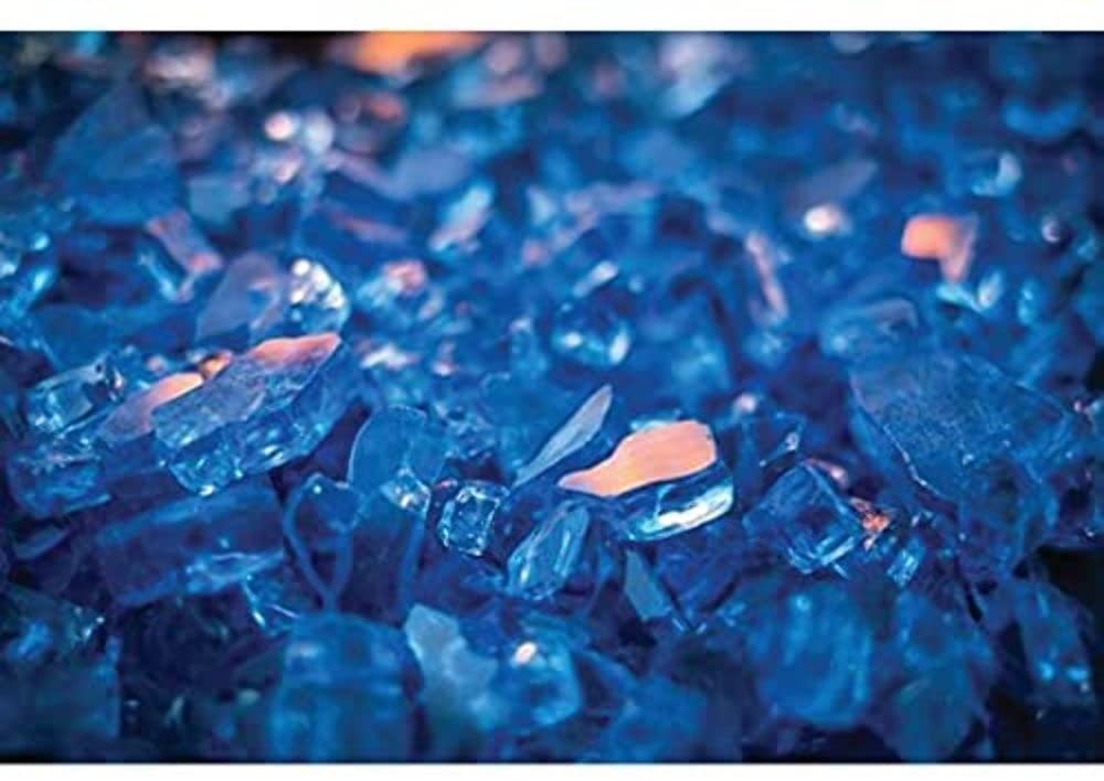 BOX OF BLUE ROCKS 10 LB