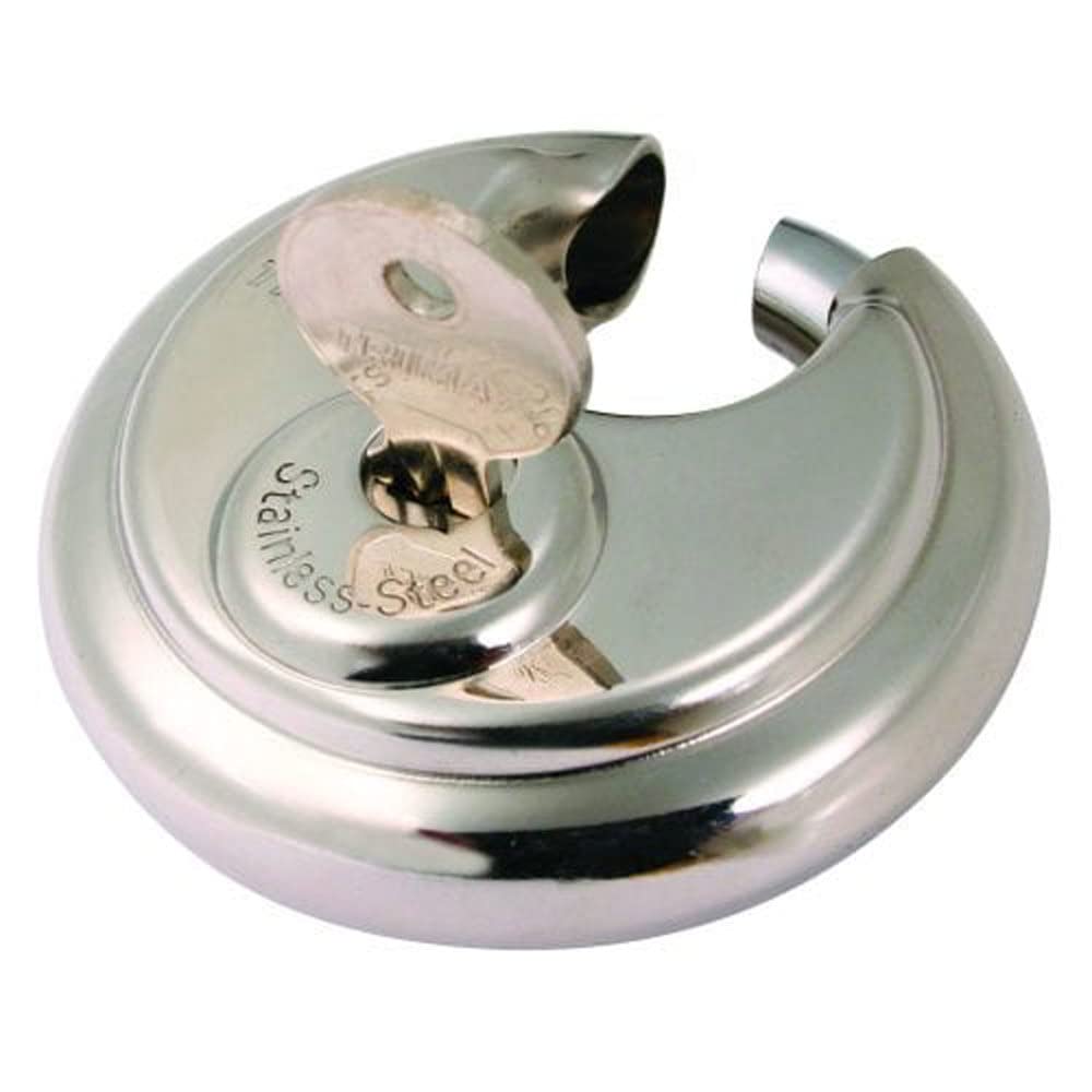 TRP170 Trimax Stainless Steel 70mm Round Pad Lock - 10mm Shackle
