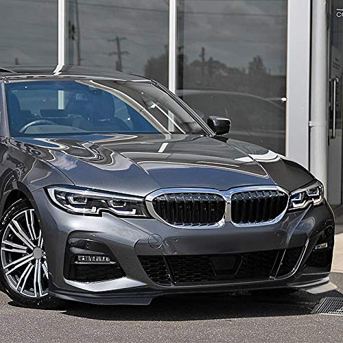 Bumper Splitter Lip Spec-D Tuning Glossy Black Compatible with 2019-2020 BMW G20 G21 330i M340i M Sport