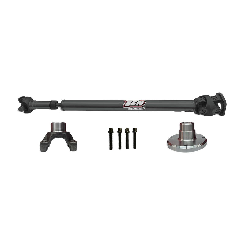 Ten Factory Rear TFR1350-2158 1350 Solid CV Driveshaft for Jeep Wrangler JL 2 Door M220 Differential with Solid U Joints fits Rubicon, Sahara and Sport Variants with 4140 Chromoly Steel