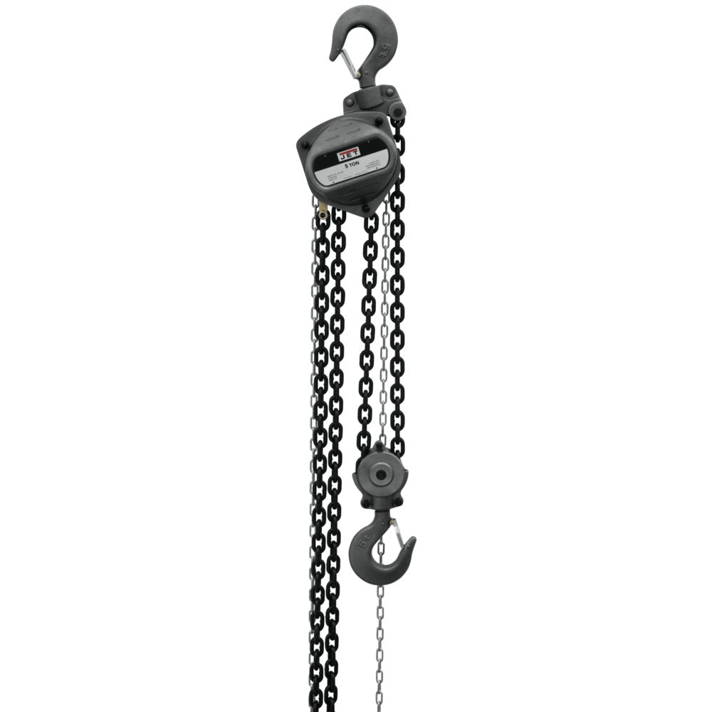 5-Ton JET Hand Chain Hoist, 20' Lift (Model S90-500-20)