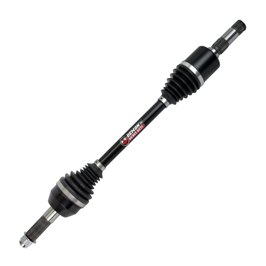 Rear Left Demon Powersports Heavy Duty Axle (2007-2017) Polaris Ranger 500/700/800, 4340 Chromoly Steel, Dual Heat Treated Strength, Gives Wider Angles & In Molybdenum Grease Precision
