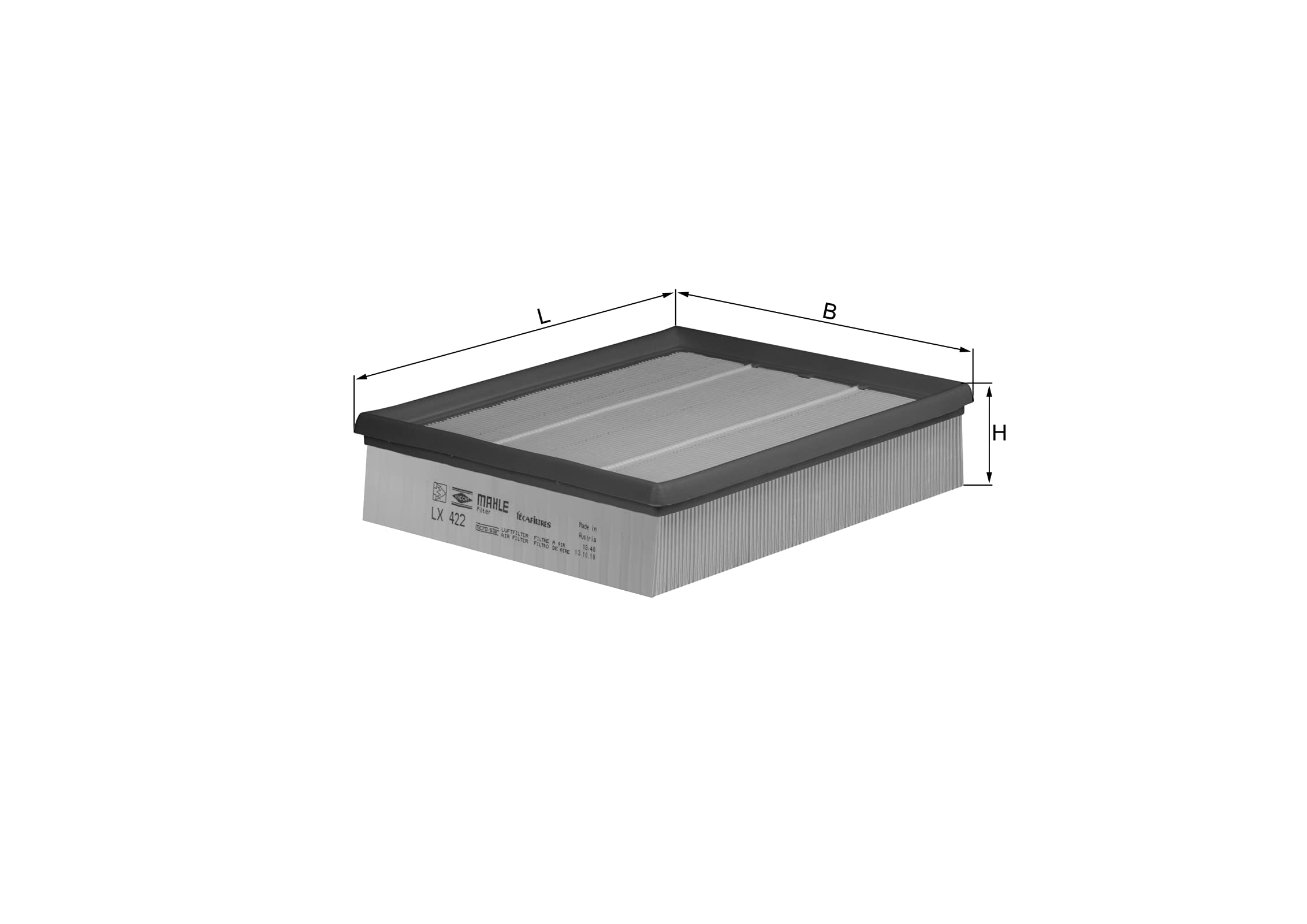 Air Filter Mahle LX 422